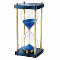 Clessidra Decorativa Blu e Oro 25 cm