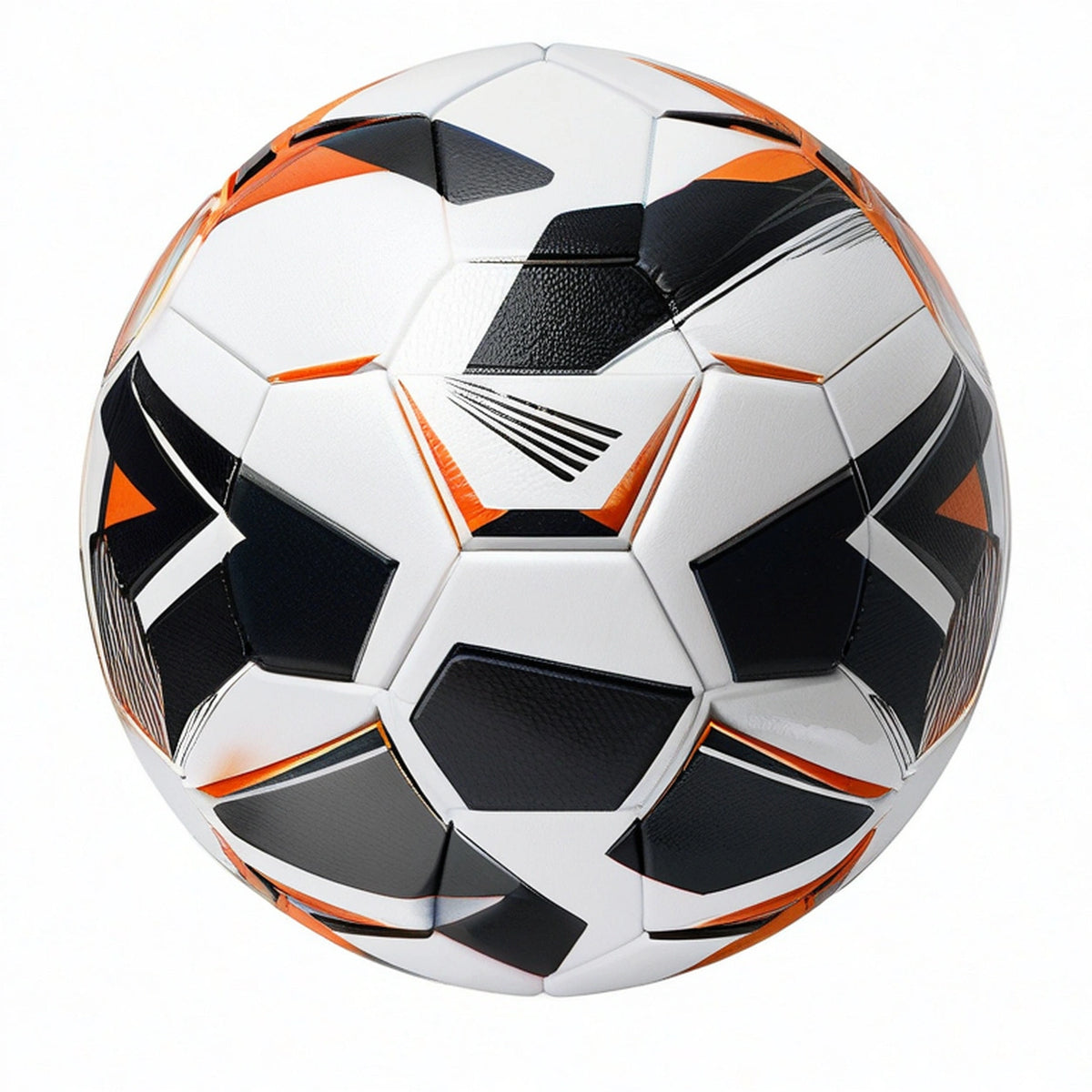 Pallone da Calcio Taglia 5 Bianco/Nero/Arancione