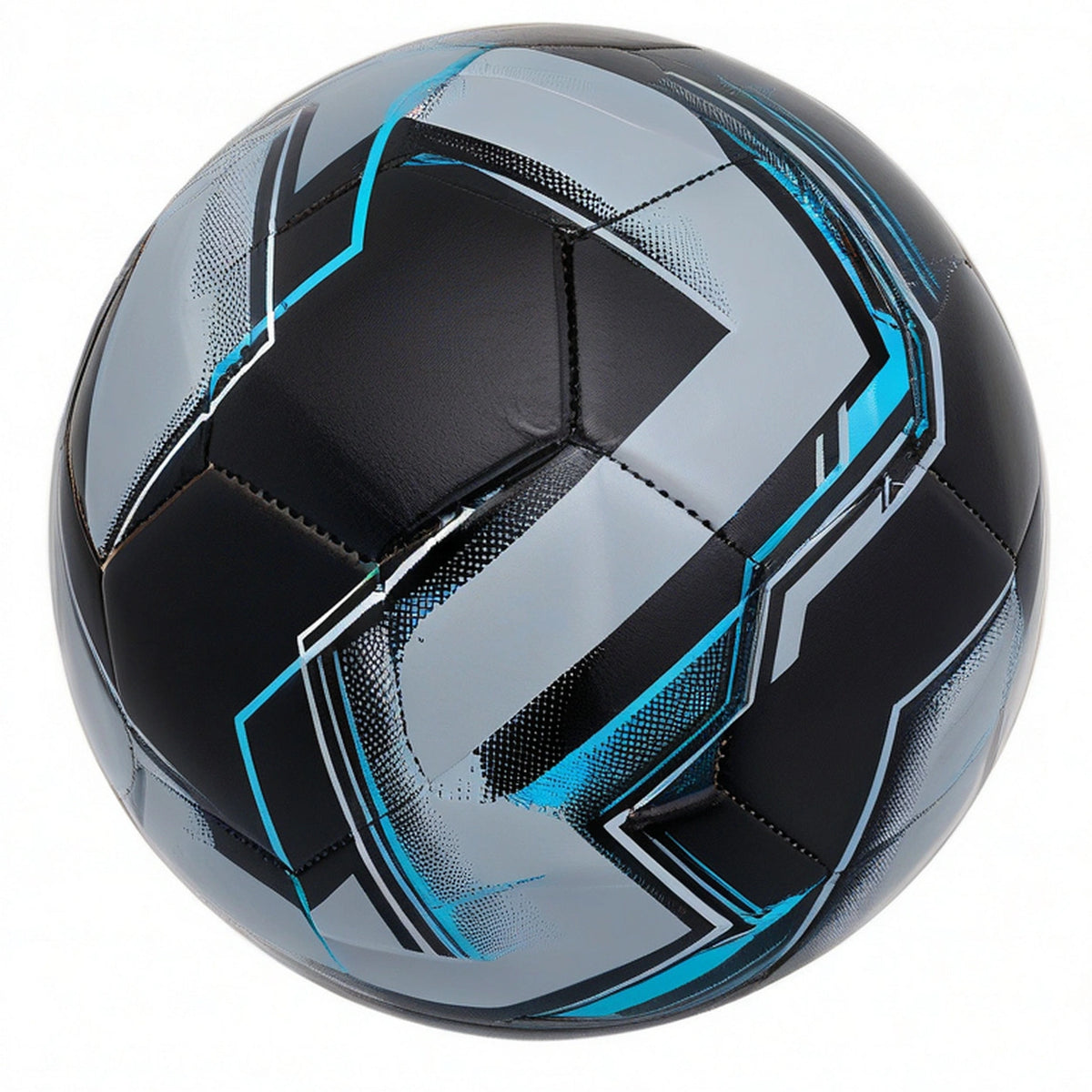 Pallone da Calcio Taglia 5 Nero/Grigio Resistente