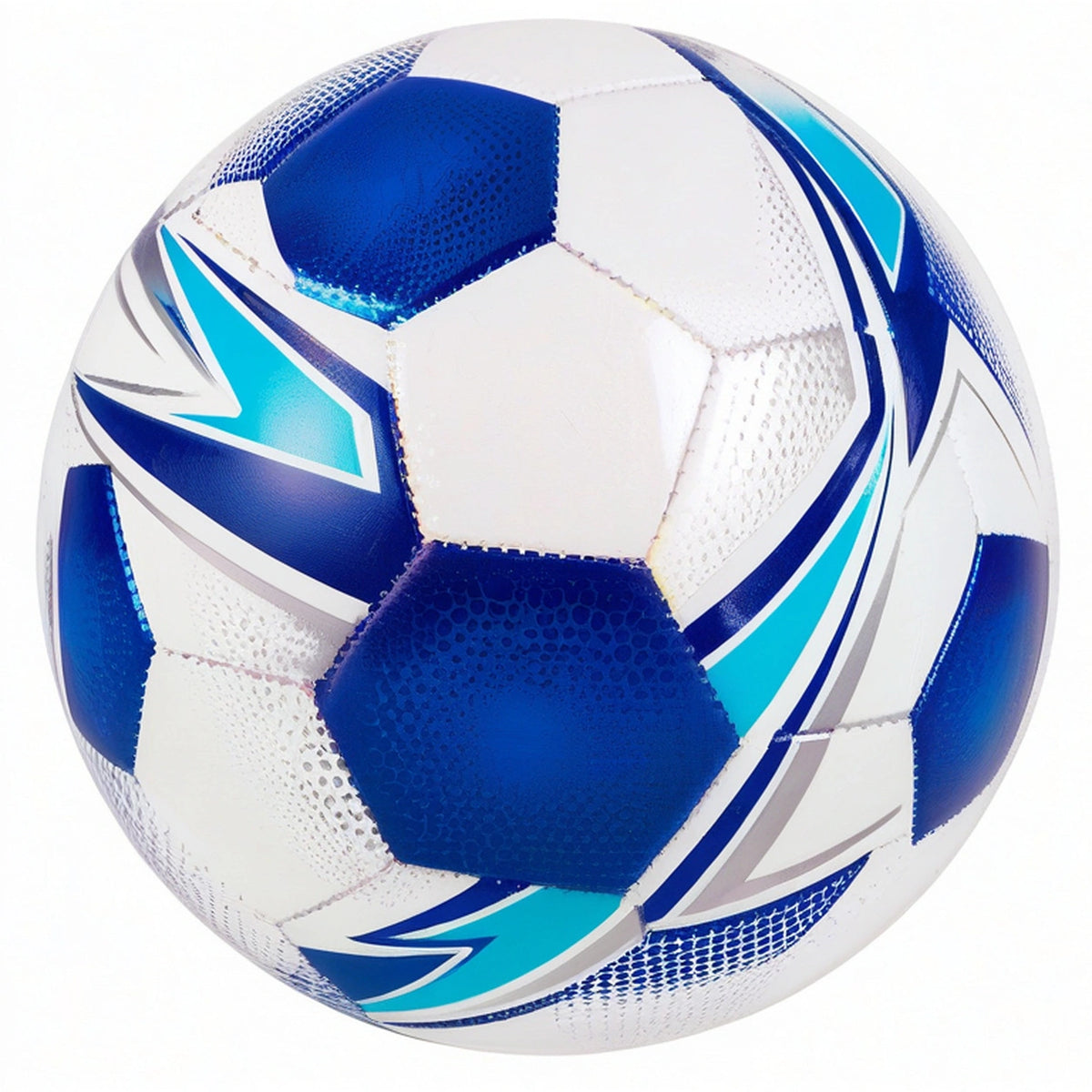 Pallone da Calcio Misura 5 Bianco e Blu
