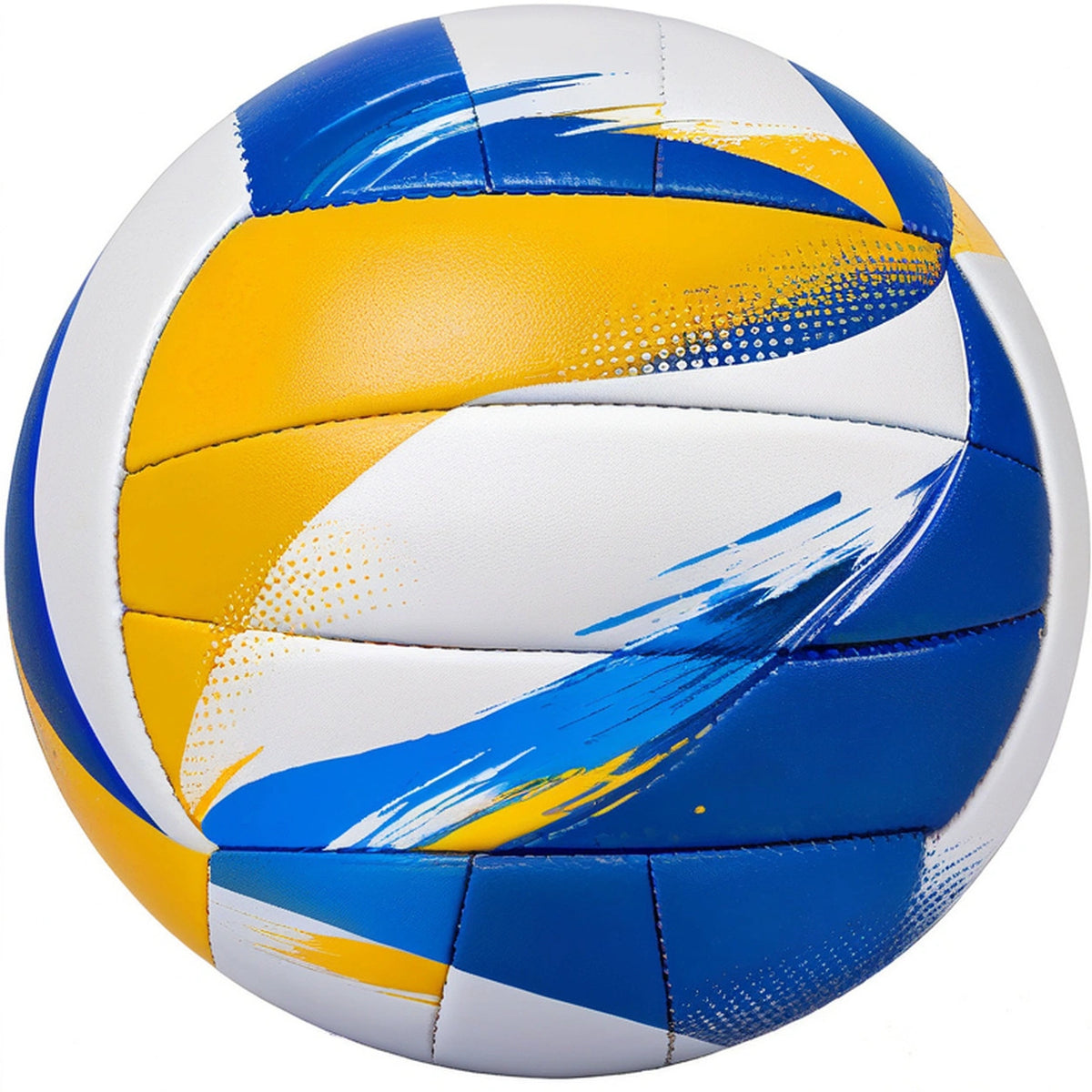 Pallone da Pallavolo Multicolore con Design a 18 Pannelli