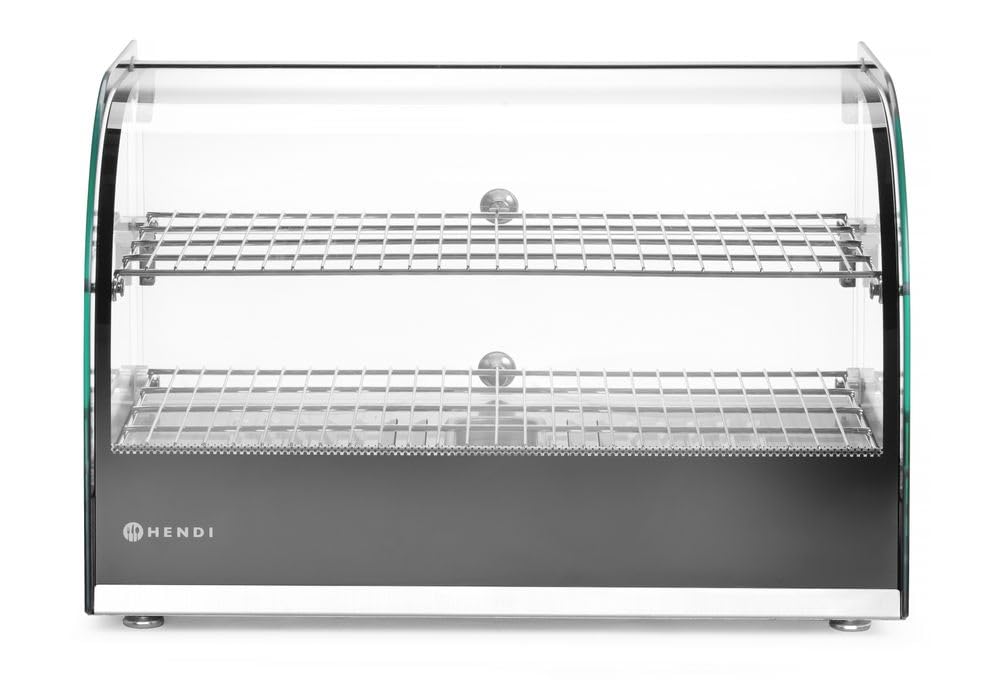 HENDI, Vetrine per cibo, 432 mm, 230 V, 400 W, Nero