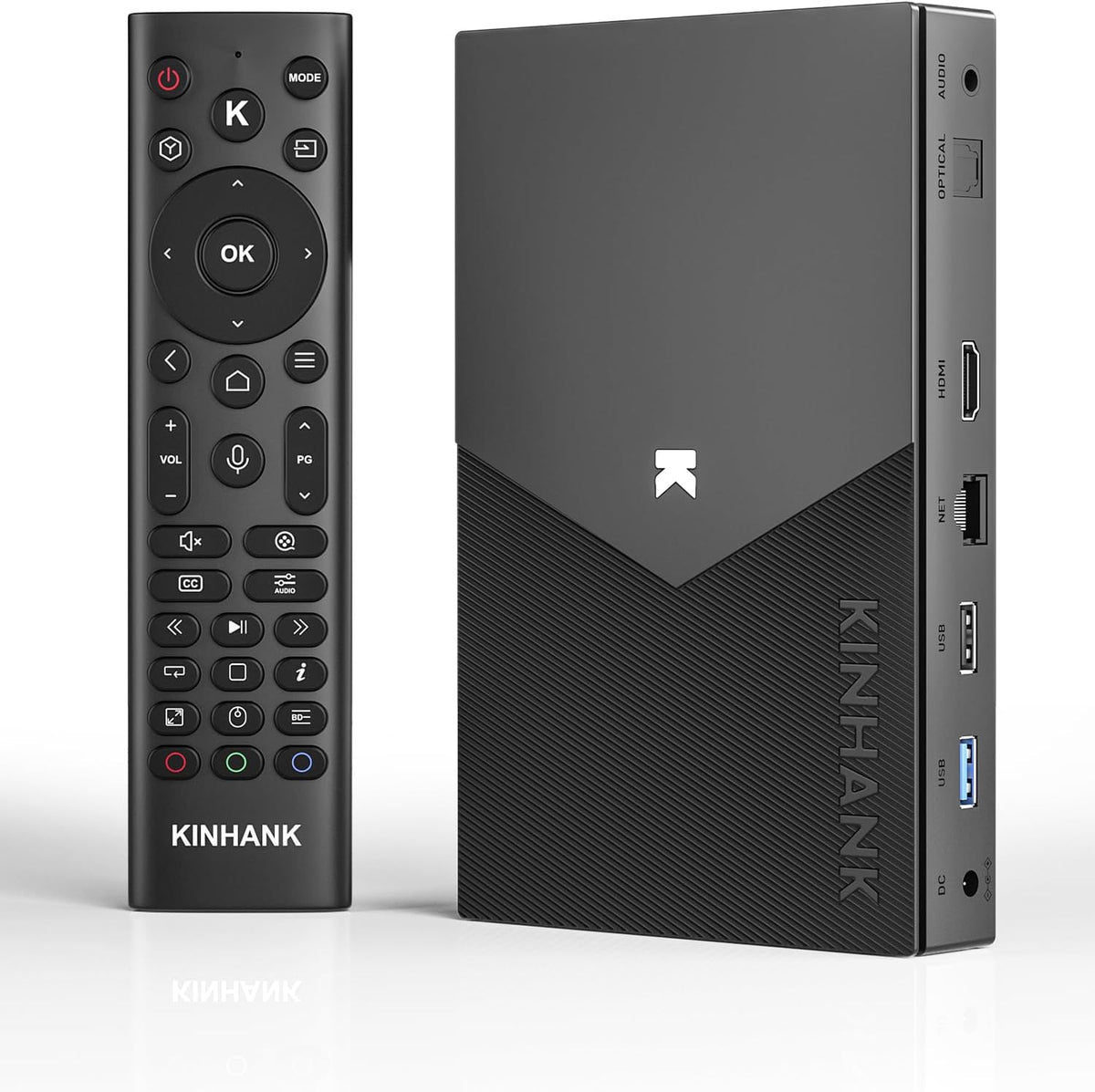 PAGEPINMU, Smart TV, S928X-K, 1000 M, Grigio, USB, Bluetooth, Wi-Fi, telecomando, funzionamento senza fili