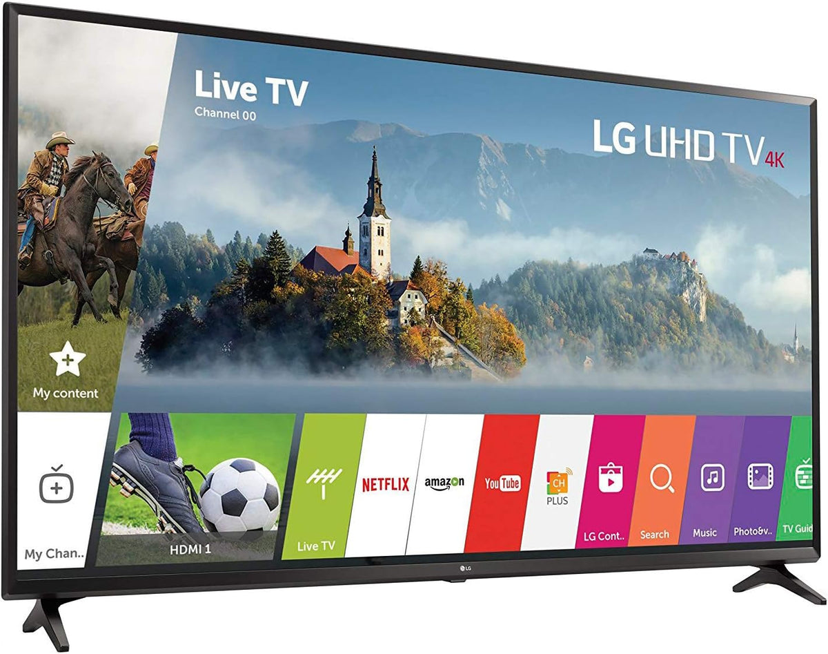 LG, Smart TV, 55UJ6307, 139,7 cm, 55 pollici, 20 W, Nero, illuminazione LED, USB, Bluetooth, Wi-Fi