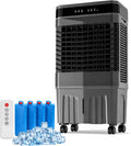 YLLSMGS, Condizionatore portatile, 50 Litri, 48x35x100 cm, 42 dB, Bianco, vano contenitore, telecomando, timer