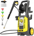 GOURIXIN, Lavatrice, 1600 w, 13 m, 100 bar, Bianco