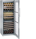 Cantinetta vino, Liebherr, 178 bottiglie, 5°C, Bianco, acciaio inox, illuminazione LED