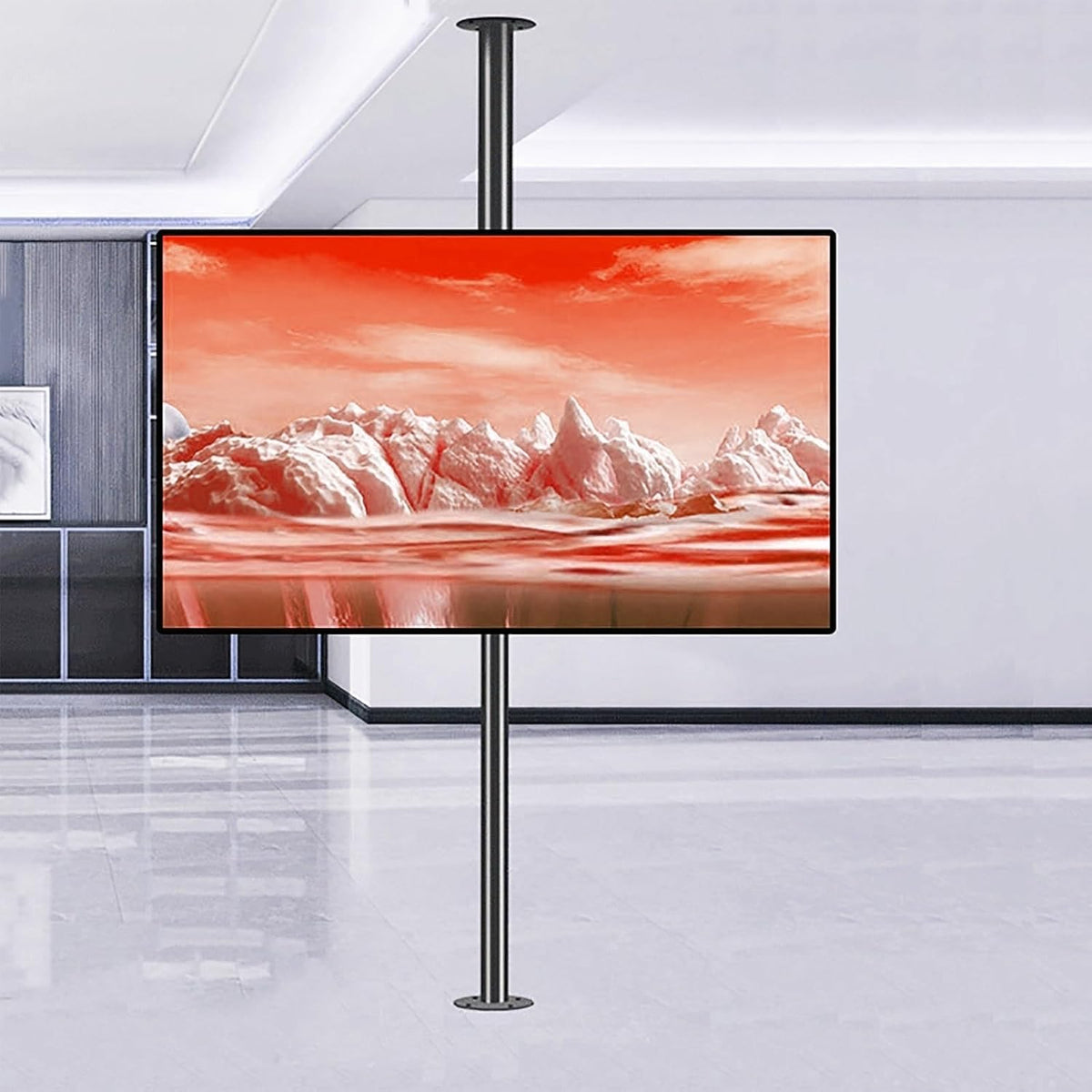 Smart TV, 75 Pollici, 45 kg, 400 mm, Nero
