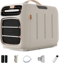 richigblosmum, Condizionatore portatile, 5000 BTU, 49 × 26,5 × 33,6 cm, 420 W, Bianco, telecomando