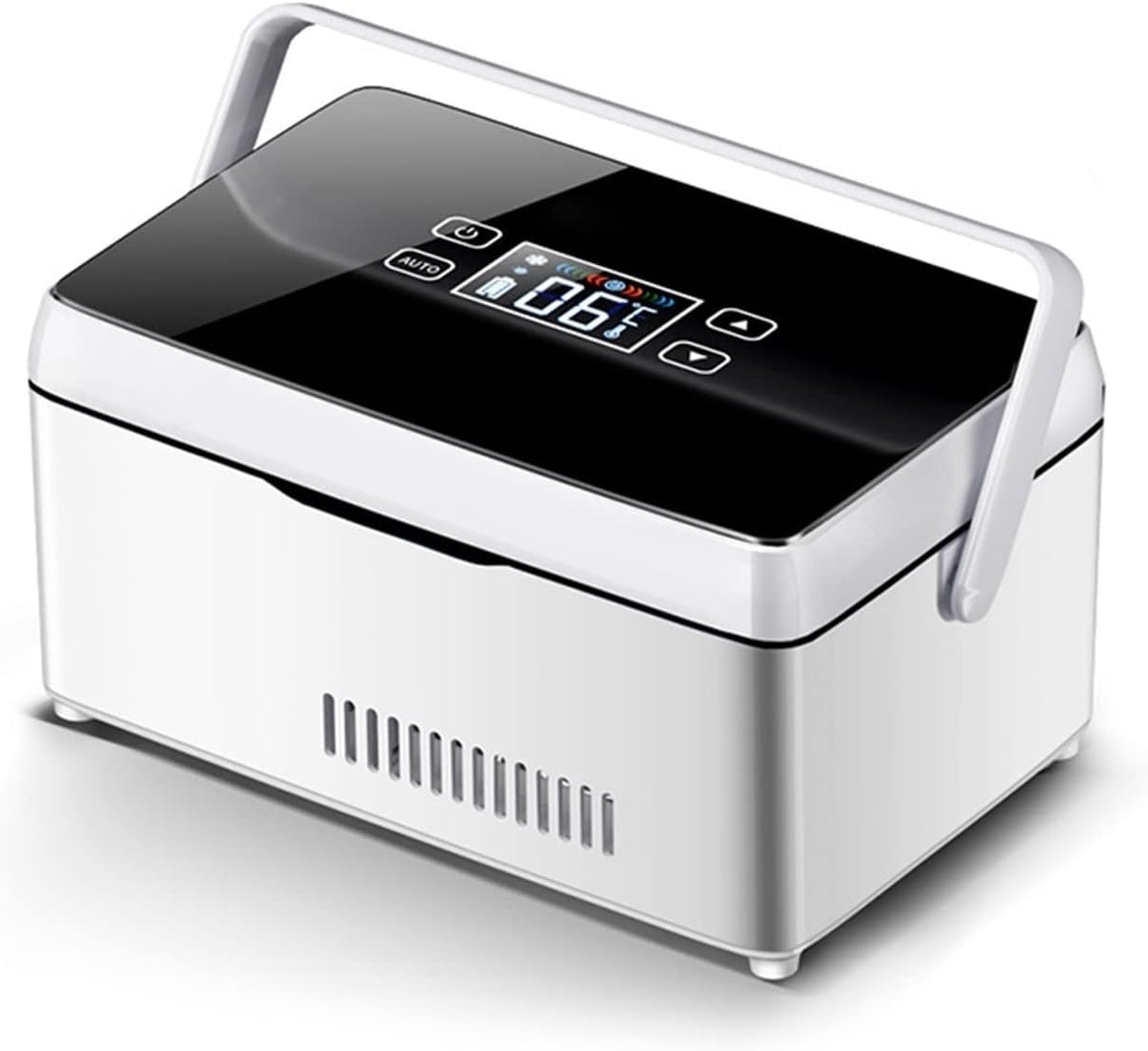 ZGYOZMNG, Mini frigorifero, 1,57 pollici, Bianco, USB