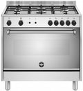 Forno elettrico, AMN965GXV, La Germania, 90x60 cm, 90 cm, 1.50 kW, Nero/Argento, acciaio inox, funzione grill, 5 funzioni