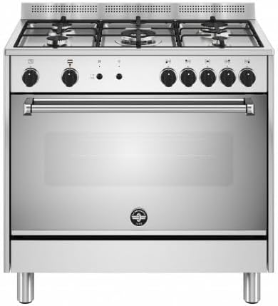 Forno elettrico, AMN965GXV, La Germania, 90x60 cm, 90 cm, 1.50 kW, Nero/Argento, acciaio inox, funzione grill, 5 funzioni
