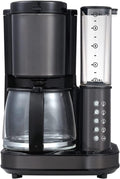 Macchina da caffè, ORZSSJ, 214 x 230 x 320 mm, 1200 ml, 220 V, Nero/Argento