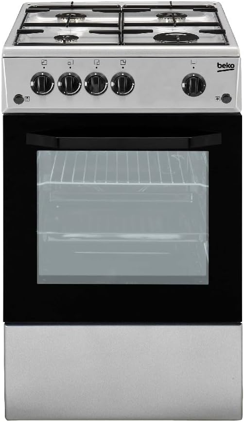 Beko, Piano cottura a gas, CSG42011FS, 50 cm, Argento