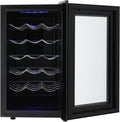 Wiyuer, Frigorifero, 18 bottiglie, 8-18 °C, 38 dB, Bianco, illuminazione LED