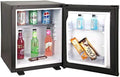 Hotelminibar.it, Mini frigorifero, 28 LITRI, 0 dB, 475 x 385 x 385 mm, Nero, illuminazione LED
