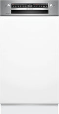 Bosch, Lavastoviglie, SPI4HMS13E, 45 cm, 81,5 x 44,8 x 57,3 cm, 50 °C, Argento, acciaio inox, autopulizia