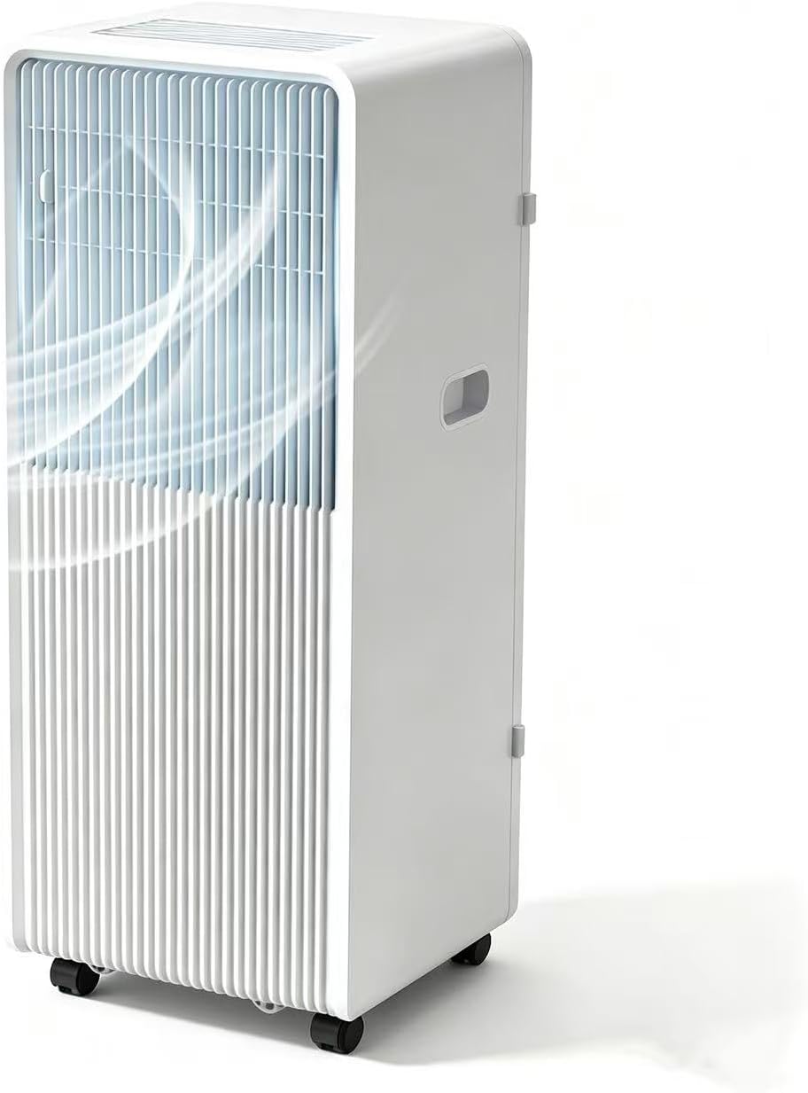 Condizionatore, 14000 BTU, 29 litri, Bianco, illuminazione LED, telecomando