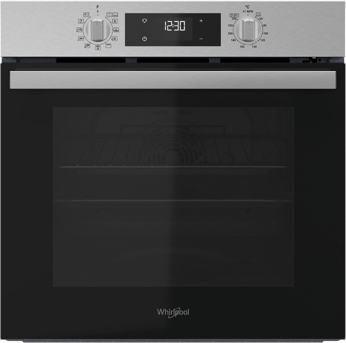 Whirlpool, Forno da incasso, OMR58RR0X, 71 litri, Nero/Argento, acciaio inox