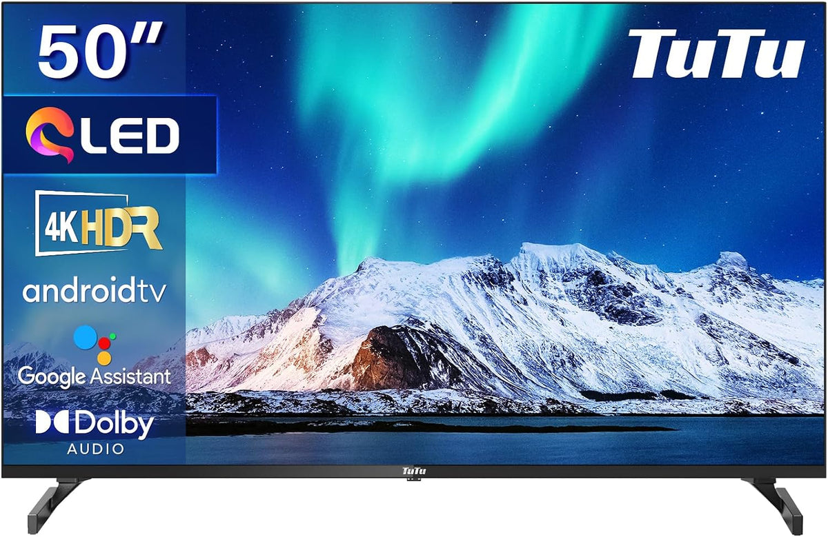 TuTu, Smart TV, TUQ50UN1, 50 Pollici, 300 x 400 mm, Nero