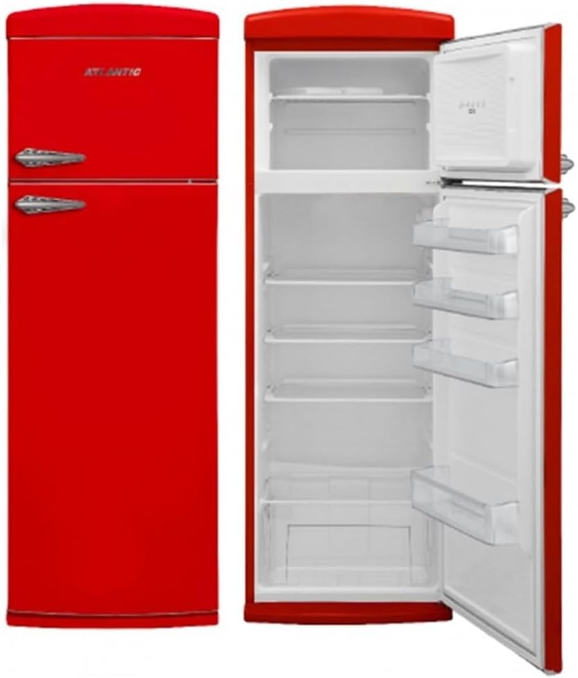 Frigorifero, ATBM346R, Atlantic, 63,5 CM, 242 l, 605 mm, Rosso