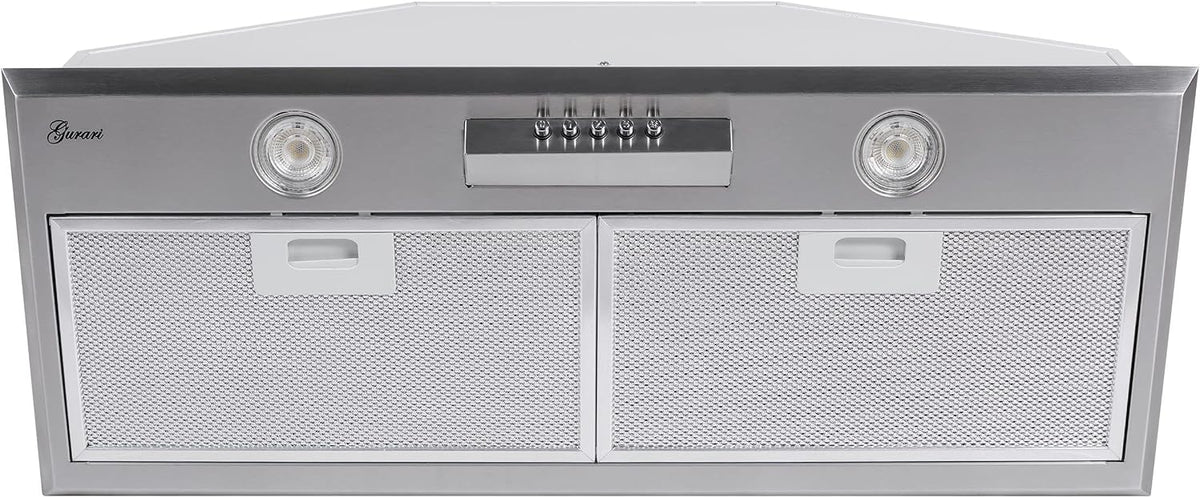 Cappa aspirante, GURARI, 70 cm, 1000 m³/h, 60 cm, Argento, acciaio inox, illuminazione LED