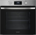 Indesit, Forno da incasso, Nero/Argento, funzione grill, 8 funzioni