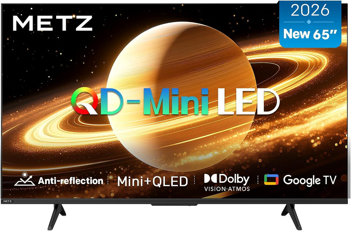 Metz, Smart TV, MNH7000Z, 65 Pollici, Nero, telecomando
