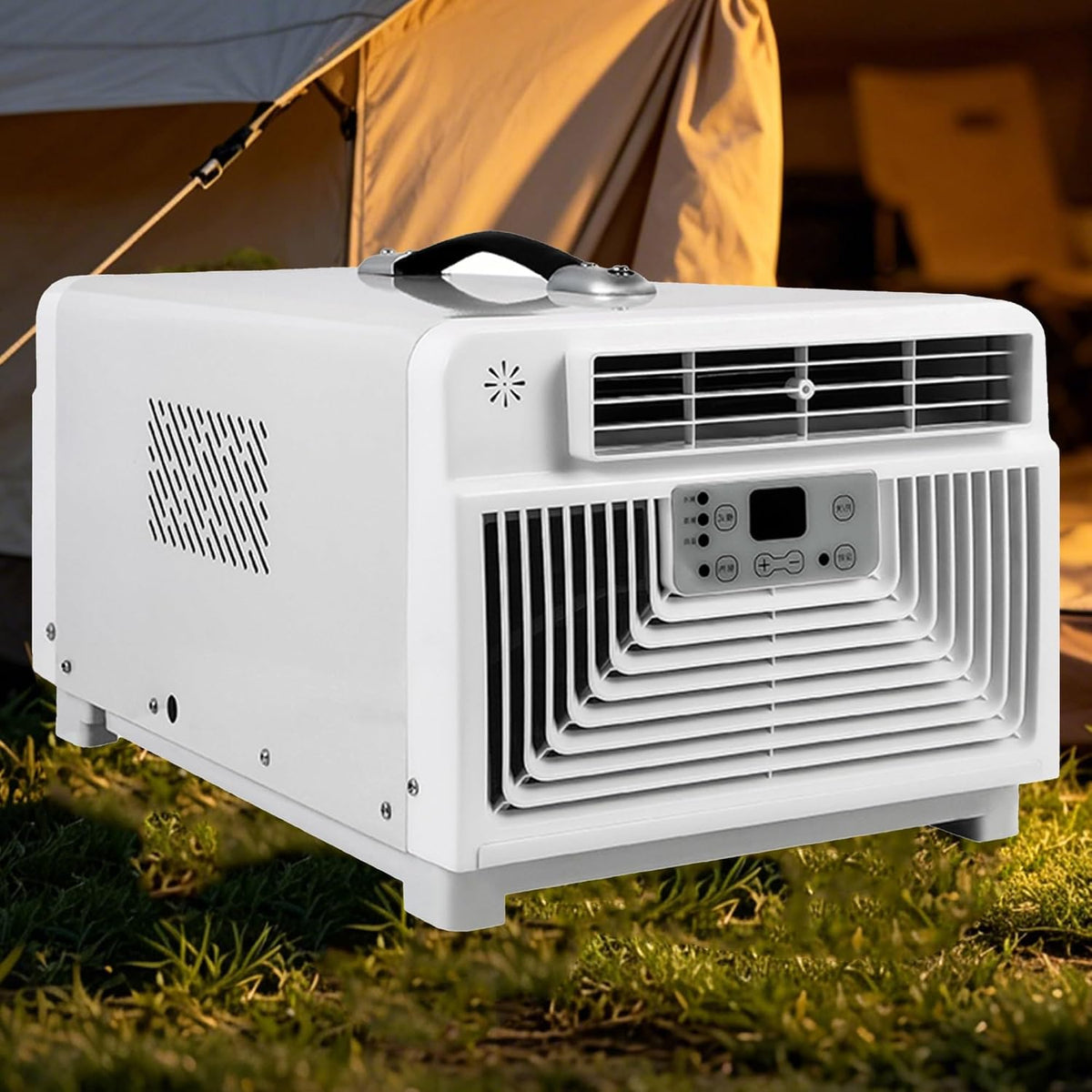 VUNHEX, Condizionatore portatile, 10 M, 28 x 46 x 13 cm, 3400 BTU, Bianco, telecomando, timer