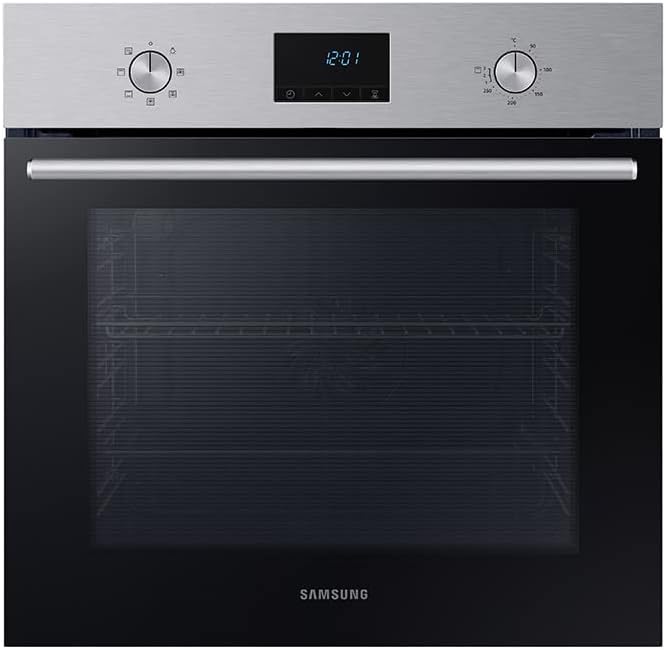 Samsung, Forno elettrico, NV68A1110BS, 68 litri, 2600 W, 230 V, Nero/Argento, acciaio inox, illuminazione LED, timer, funzione grill
