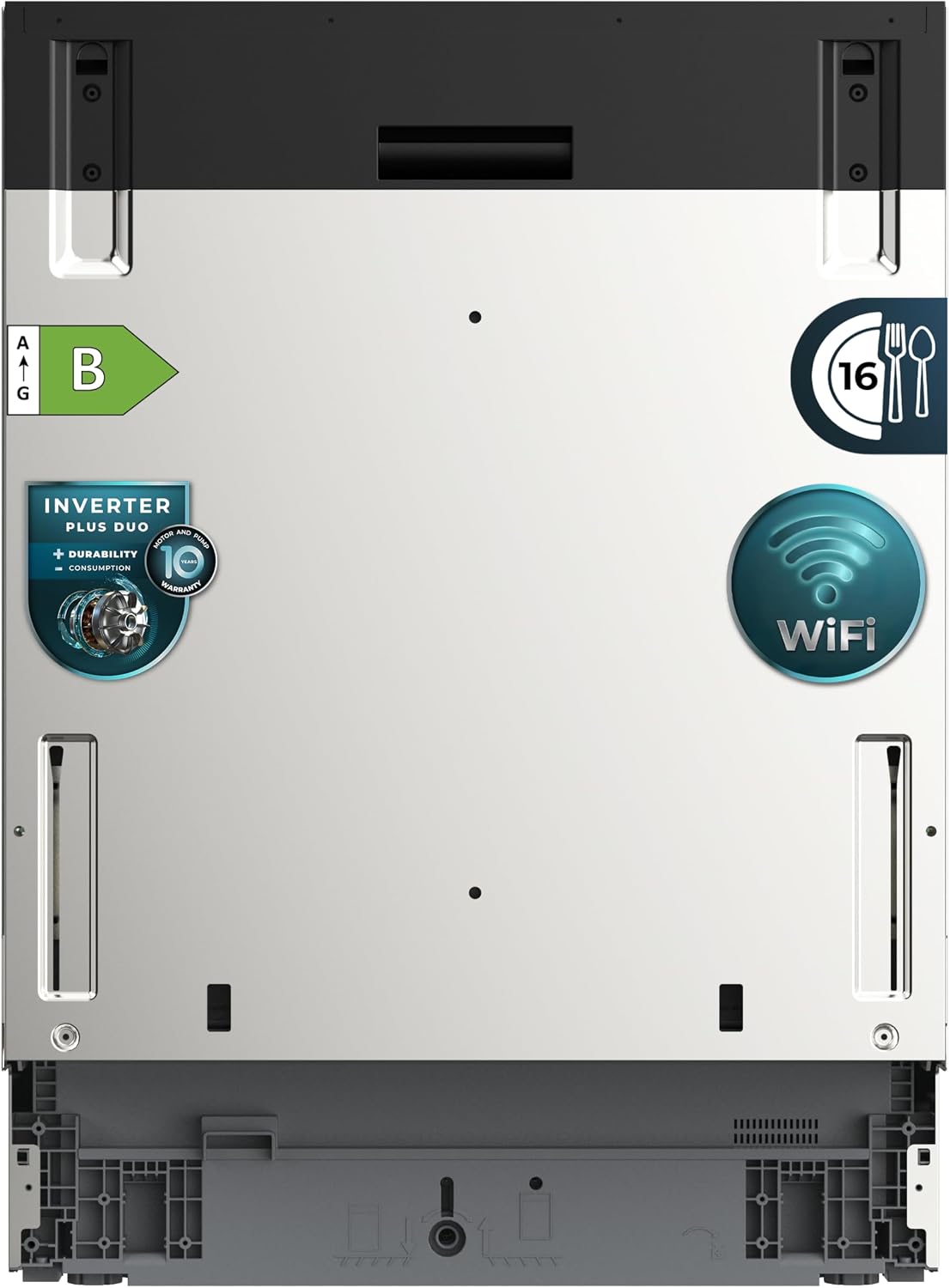 Cecotec, Lavastoviglie, 60 cm, Argento, Wi-Fi, autopulizia, motore inverter