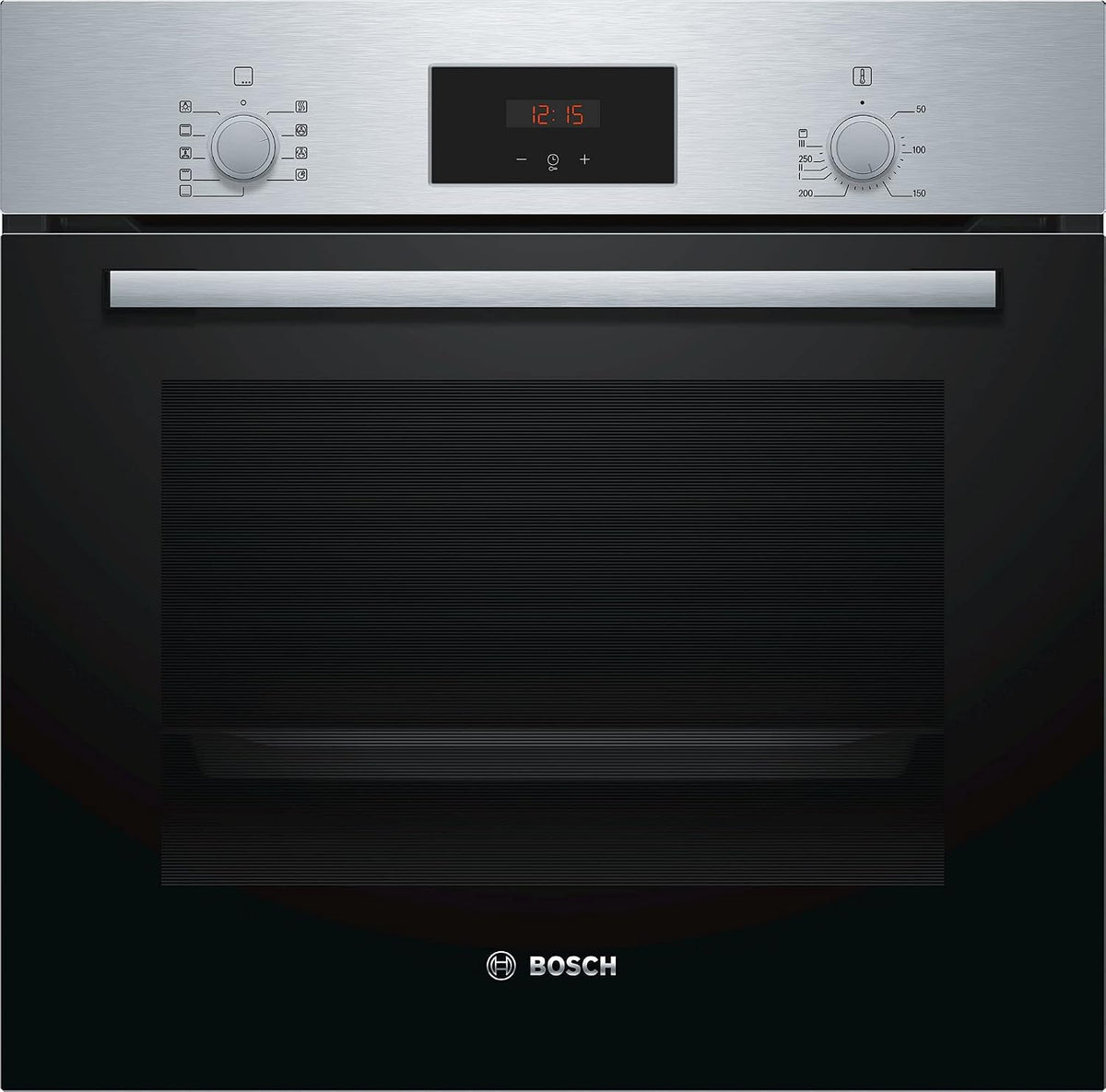 Bosch, Forno da incasso, HBF114BS1, 60 x 60 cm, Nero, illuminazione LED, funzione grill