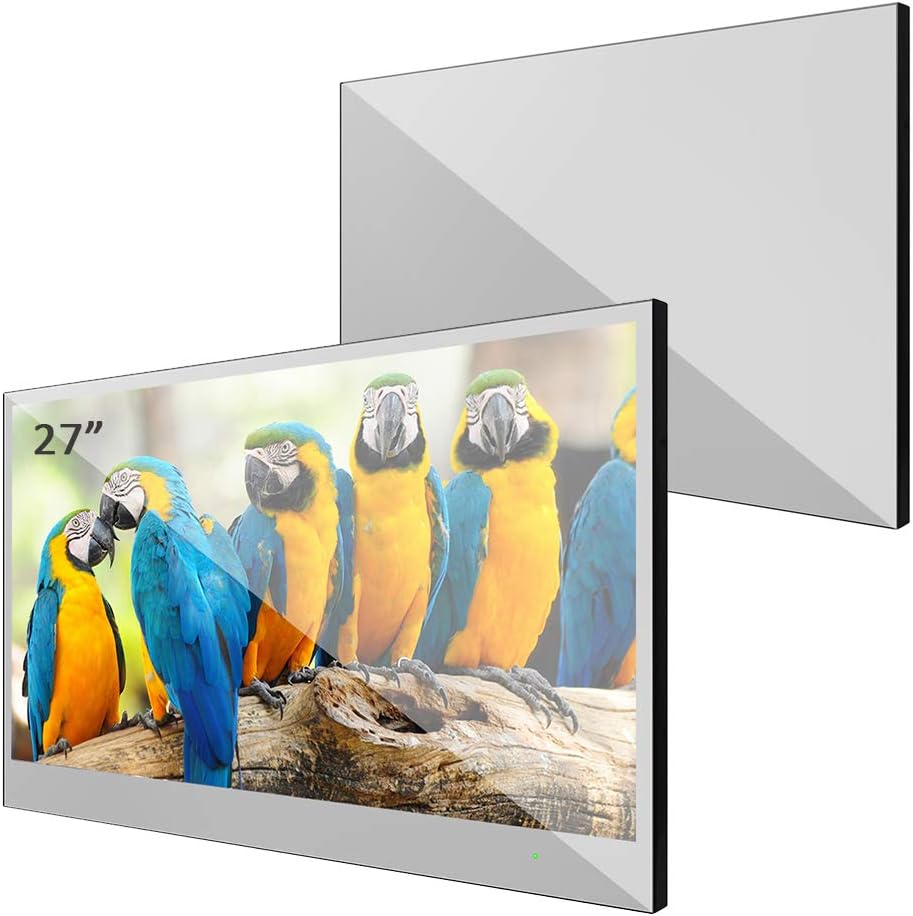 Soulaca, Smart TV, 1080P, 27 pollici, 614 W, 240 V, Nero, illuminazione LED, USB, Bluetooth, Wi-Fi