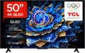 TCL, Smart TV, 50T69C, Nero, illuminazione LED