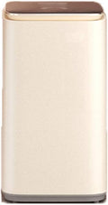 xuejuanshop, Lavatrice, 280 ml, 3 kg, 220 V, Bianco, acciaio inox, illuminazione LED