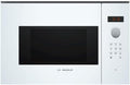 Bosch, Forno a microonde, BFL523MW1F, 382 x 594 x 317 mm, 20 l, 800 W, Bianco, acciaio inox, illuminazione LED