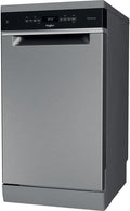Whirlpool, Lavastoviglie, 45 cm, 1,3 m, 1,55 m, Argento, acciaio inox
