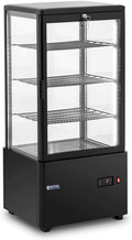 Royal Catering, Vetrine frigorifere, RCCC-78-BT, 78 L, 40 x 99 cm, 2 - 10 °C, Nero, illuminazione LED