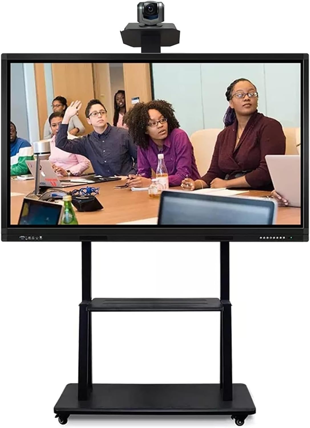 Smart TV, 75 pollici, 84,8 kg, 70 cm, Nero, altezza regolabile