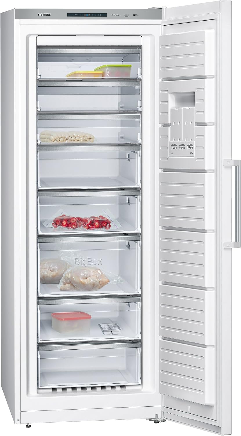 SIEMENS, Frigorifero, GS58NFW40, 360 L, 191,0 x 70,0 x 78,0 cm, Bianco, illuminazione LED
