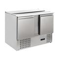 GastroHero, Tavoli per alimenti freddi, 302 litri, 1045 x 700 x 877 mm, 2°C, Argento, acciaio inox, vano contenitore