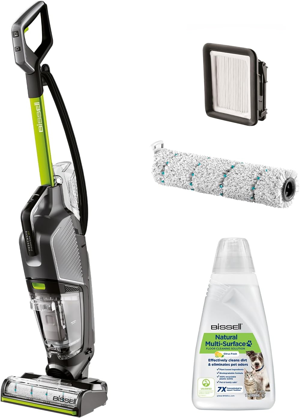 Bissell, Aspirapolvere, 3517N, Nero, autopulizia