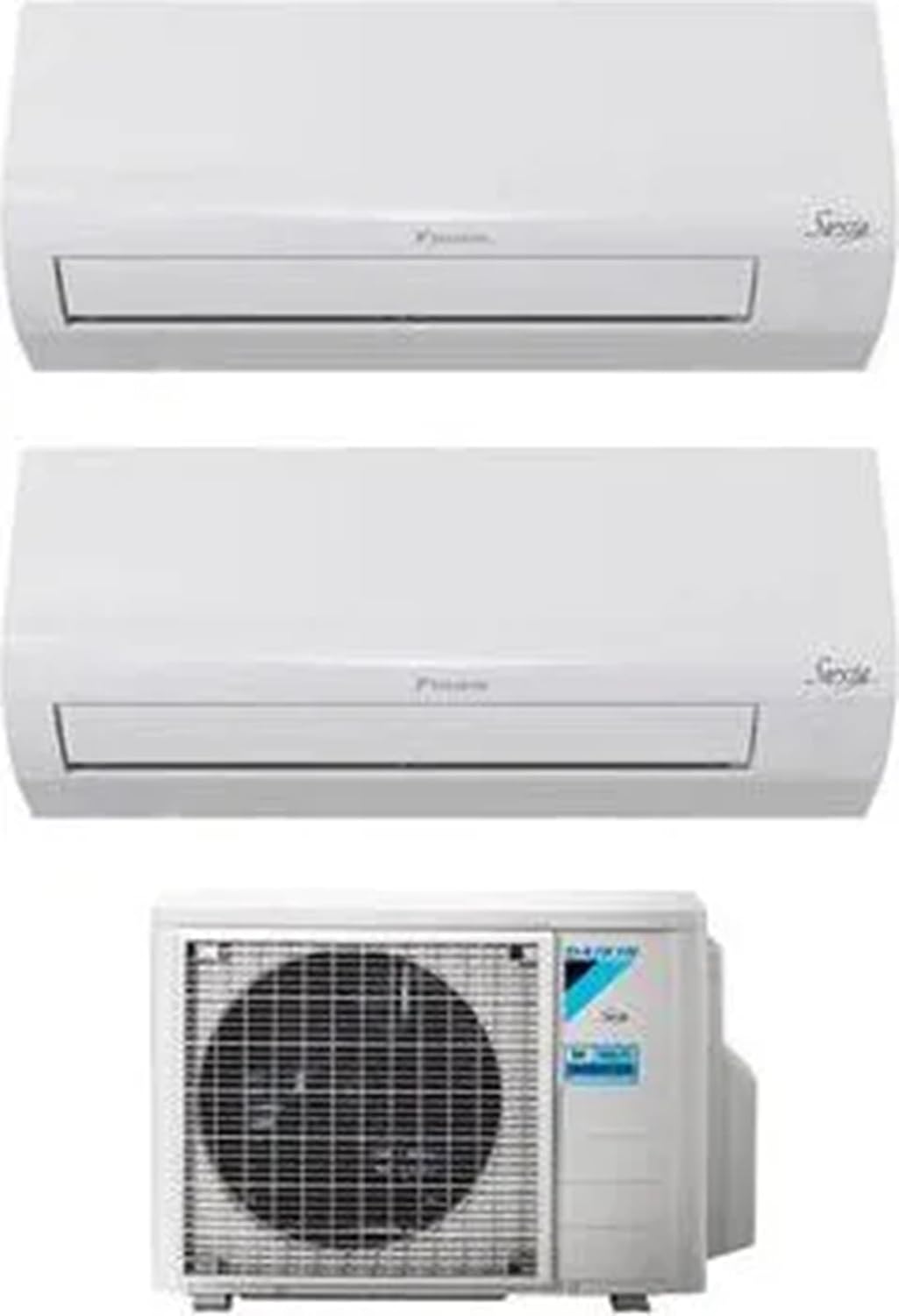 Daikin, Condizionatore, 12000 btu, 690 m³/h, 1,5 l, Grigio, illuminazione LED, Wi-Fi, telecomando, timer, motore inverter