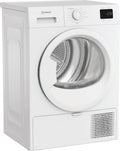 Indesit, Asciugatrice, 83D, 8 Kg, 54,5 cm, Bianco, pompa di calore