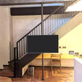 THEGA, Smart TV, 600x400 Mm, 75 Pollici, 45,5 kg, Nero, alluminio, altezza regolabile