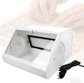 POADGBCN, Tavolo, 240 V, Nero/Argento, vano contenitore, illuminazione LED