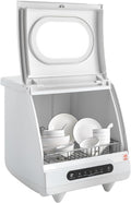 GAOUSD, Lavastoviglie, 800 W, 14,96 pollici, 220 V, Bianco, autopulizia