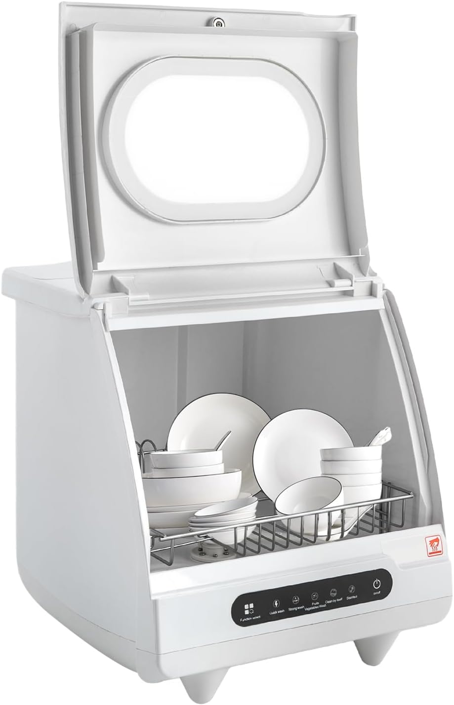 GAOUSD, Lavastoviglie, 800 W, 14,96 pollici, 220 V, Bianco, autopulizia