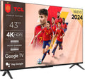 TCL, Smart TV, 43P61B, 200 x 200 mm, 109,2 cm, 90 W, Nero, illuminazione LED, Bluetooth, Wi-Fi