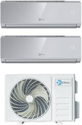 Condizionatore, R32, Naicon, 9000 Btu, Argento/Grigio, Wi-Fi, motore inverter, pompa di calore